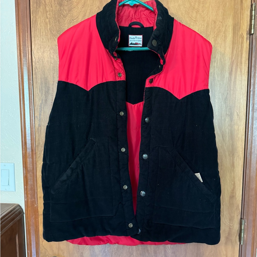 Powder River Outfitters reversible cowboy vest